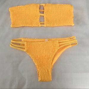 NWT Bandeau Bikini Set